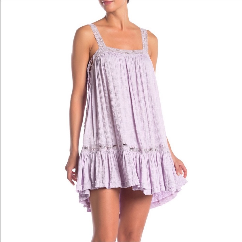 Free People Sweet Thing Tunic/Dress lavender